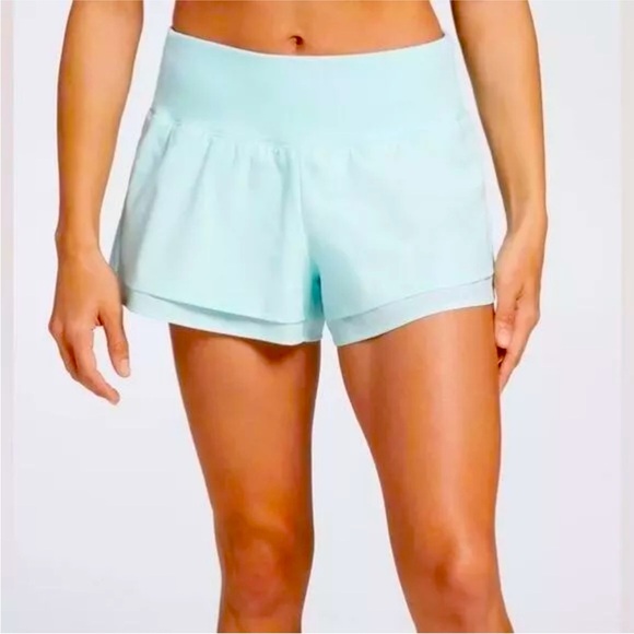 CALIA Women's Kick it Up Short Large in Teal Aqua Blue - Picture 1 of 7
